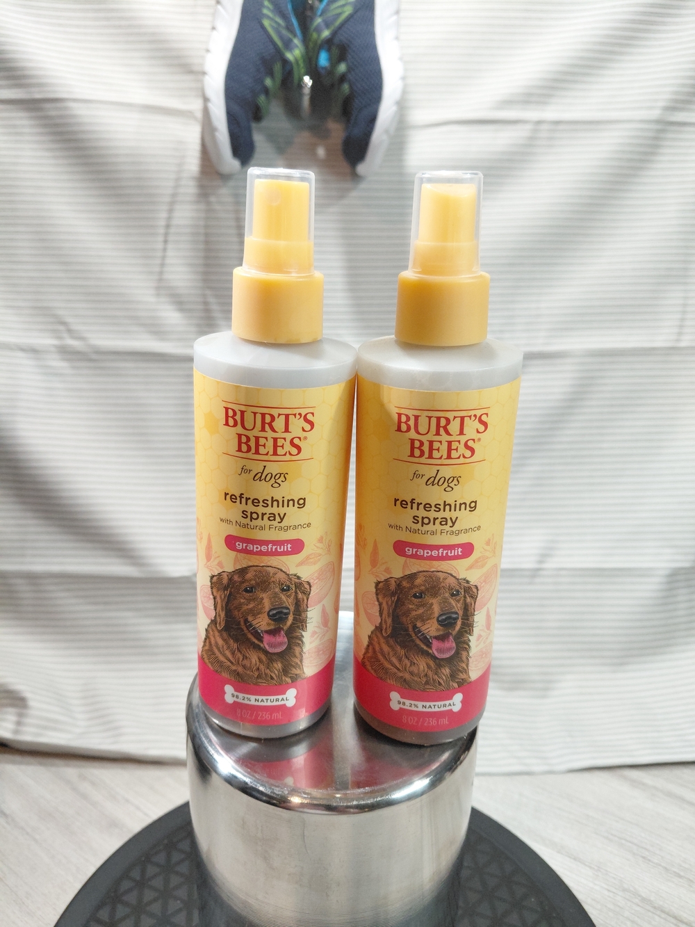 (2) Burt's Bees For Dogs Grapefruit Refreshing Spray 98.2% Natural 8oz